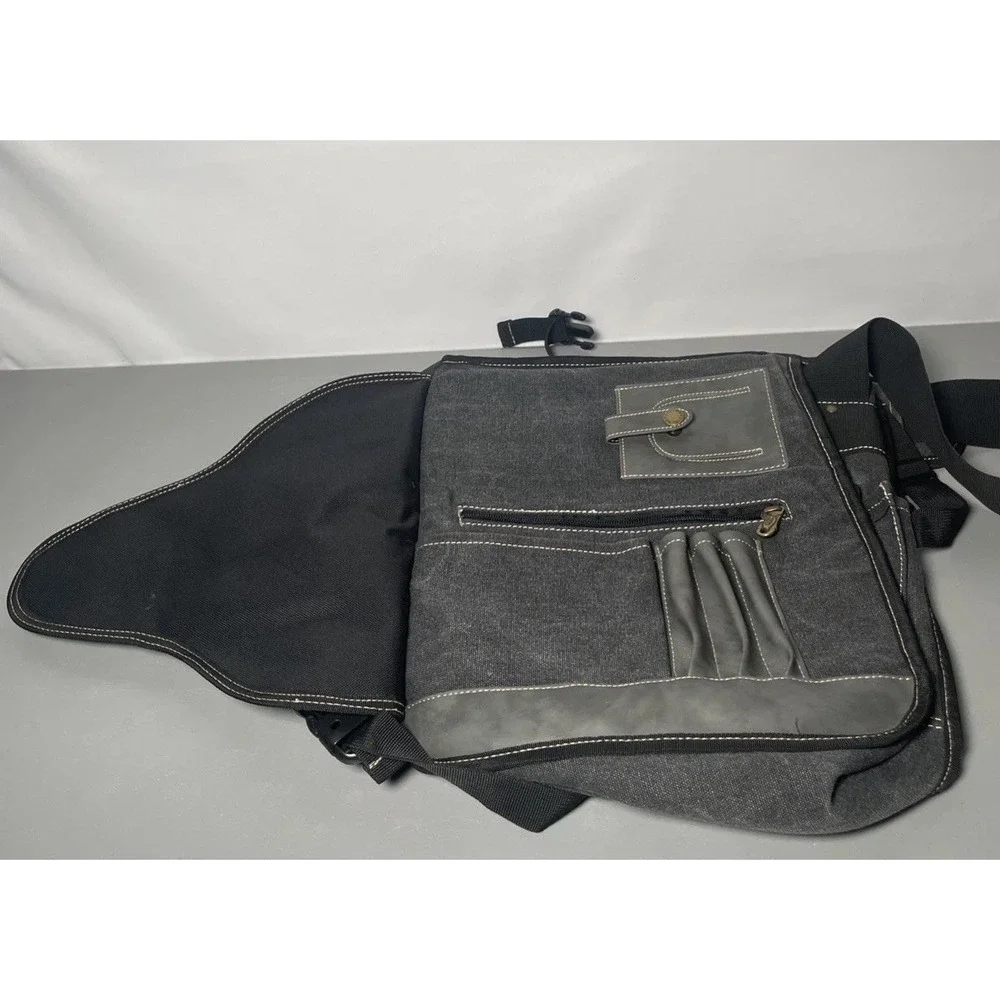 Aerlis Recreational Gray Messenger Backpack